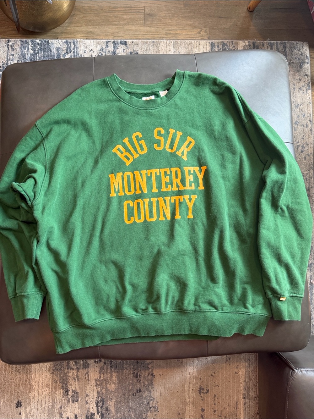 Levi’s Gold Tab Series Big Sur Monterey County Green Crewneck Sweatshirt